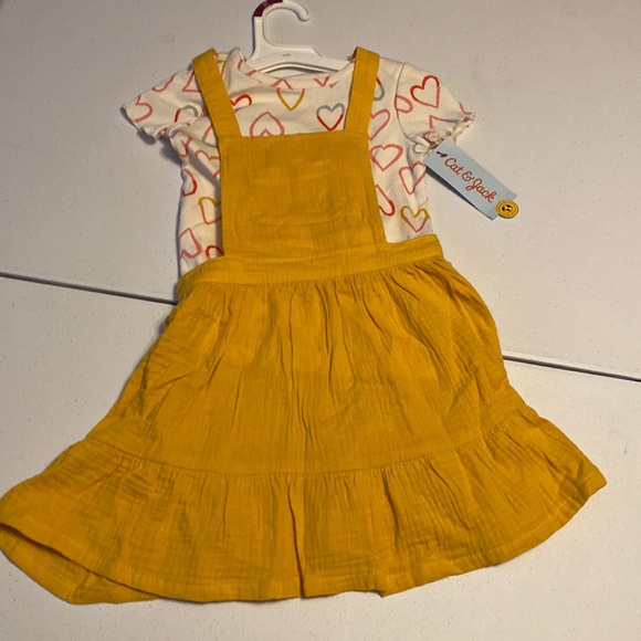 Overall/skirt & shirt set - Picture 1 of 2